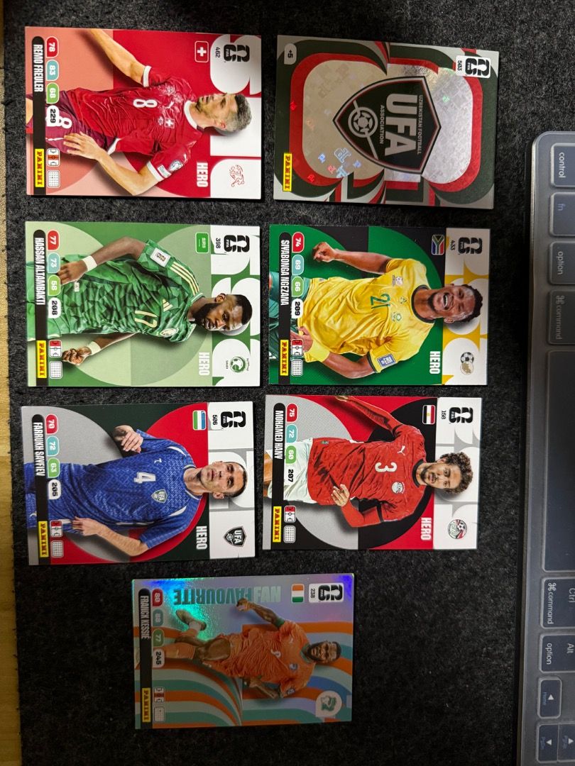 FIFA 2026 Panini Cards (Category: Raw Singles) located in Quezon City. Submitted by cgemb024 (Listing ID 1451977527, Image 1). Description: 20 per each.