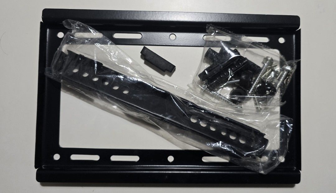 FT Star LED/LCD TV Wall Mount for 14"-42" TVs (Category: TV Parts & Accessories) located in Quezon City. Submitted by FredAver (Listing ID 1451991209, Image 1). Description: - FT Star LED/LCD Wall Mount - Fits TVs from 14 inches to 42 inches - VESA Compatible: 75x75mm, 100x100mm, 200x200mm - Maximum Load Capacity: 55lbs (25kg) - All necessary mounting hardware included - Simple and easy installation process - Please check photos for detailed view