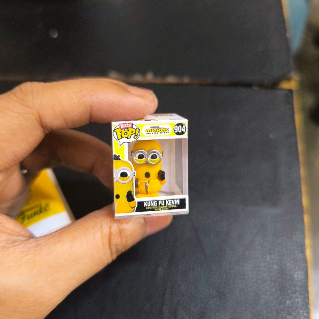 Funko Bitty Pop! Minions: Kung Fu Kevin (Category: Designer & Blind Box Toys) located in Santa Maria. Submitted by pepperronii (Listing ID 1451989029, Image 2). Description: 💙 Funko Bitty Pop! 💙 RFS: Need Funds 💙 Authentic Funko Bitty Pop! Minions 💙 NO reserve/Ghost buyers 💙Loc: Sta. Maria Bulacan 💙MOD: Shipping fee will be shouldered by the buyer/via Lalamove/Toktok/Grab booking 💙MOP: Gcash/GoTyme/Maya Just DM me. Thank you 😊.
