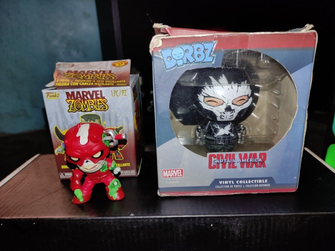 Marvel Zombies Daredevil Minis & Dorbz Crossbones (Category: Figurines & Statues) located in Quezon City. Submitted by cactusdude (Listing ID 1451992738, Image 1). Description: Marvel Zombies Daredevil Minis 375 Dorbz Crossbones (Civil War) 250 Take both - 500.