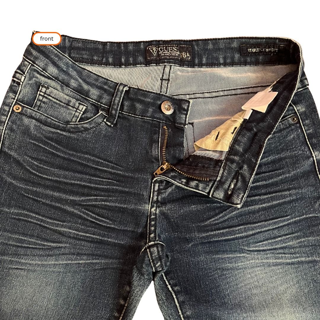 GUESS Denim Jeans (Category: Jeans) located in Santa Rosa. Submitted by annydeclutters (Listing ID 1451981342, Image 3). Description: Size 24 RFS: Decluttering.