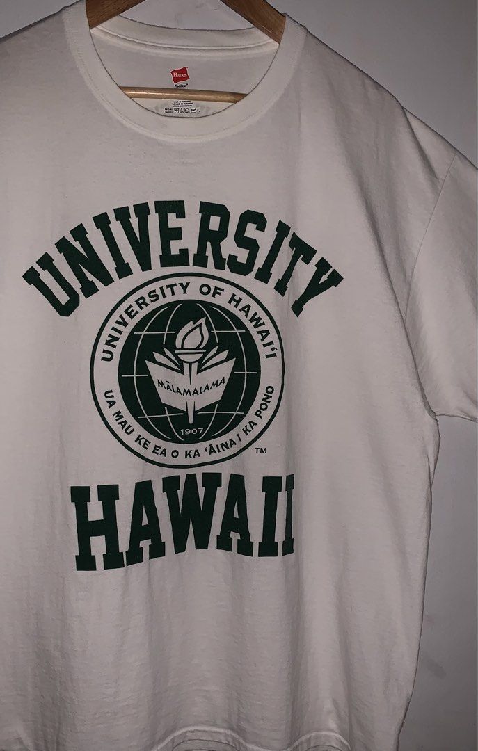VTG COLLEGE TEE FOR SALE (Category: Tshirts & Polo Shirts ) located in Angeles City. Submitted by browsetheracks (Listing ID 1452043111, Image 2). Description: FOR SALE HAWAII UNIVERSITY GRAPHIC TEE 🍀 SIZE XL ON A BEEFY COTTON TAG (23×29) IN EXCELLENT CONDITION ✓ NO ISSUE ₱550+SHIPPING FEE DM ME FOR MORE INFO 🔌 Note: Every item is photographed accurately to showcase its actual condition. Before shipping, each garment is meticulously cleaned, st