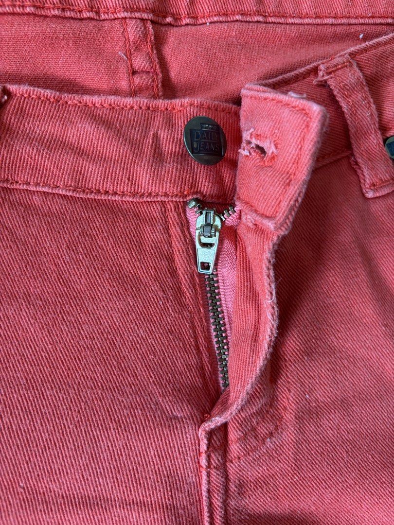 [FREE] Herbench Orange Denim Shorts (Category: Shorts) located in Mandaluyong City. Submitted by k_and_k_preloved_corner (Listing ID 1451975767, Image 3). Description: ✨ FREE if you buy items worth atleast 500php - Brand: Herbench - Color: Orange - Style: Classic five-pocket denim shorts - Closure: Zip fly - Origin: Made in the Philippines - Perfect for: Casual wear, adding a pop of color to outfits .