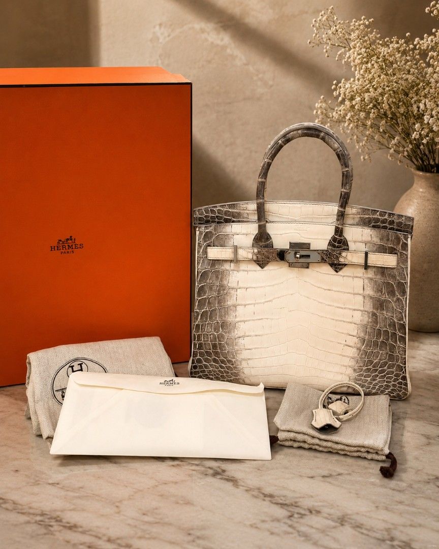 Hermes Birkin 30 (Category: Luxury Bags & Wallets) located in Manila. Submitted by t888_c888 (Listing ID 1451928890, Image 1). Description: Hermes Birkin Himalaya B30 X Stamp - 2016 complete set brand new condition with store receipt 🧾 8.8m php asking.