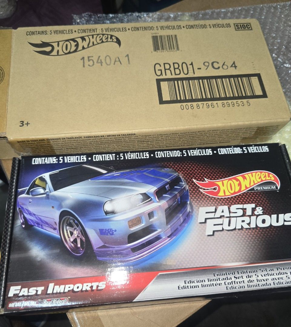 HW Fast import EMPTY BOX (Category: Stamps & Prints) located in Petaling Jaya. Submitted by keyroolgarage (Listing ID 1451901310, Image 1). Description: empty BOX for set HW FADT IMPORTS real rider (premium).
