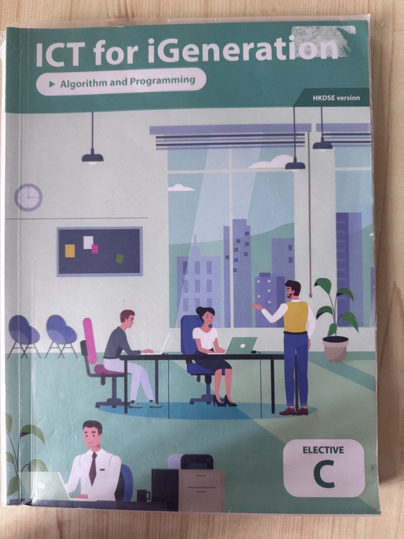 ICT for iGeneration Elective C-Algorithm and Programming （分類：教科書）位於 Hong Kong。 由 online_solutions 提交（商品編號 1451978672，圖片 1）。簡介： 有包書，幾乎全新，無書寫痕跡。