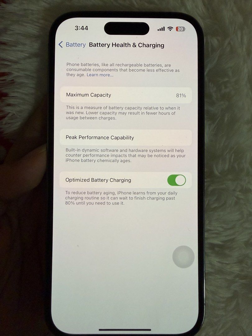 iPhone 14 Pro (128GB) deep purple (slightly negotiable) (Category: iPhone 14 Series) located in Lipa City. Submitted by kmilldchvz (Listing ID 1451979936, Image 3). Description: iPhone 14 Pro - 128GB 81% Battery Health RFS: Upgraded to iPhone 17 Pro Max PM/DM if interested. 😊.