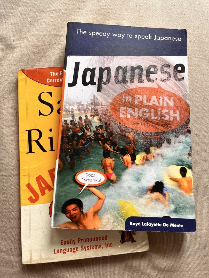 Japanese Language Books for Beginners (Category: Textbooks) located in Makati City. Submitted by zyennapp (Listing ID 1451926711, Image 1). Description: Great value for students, hobby learners, or anyone looking to start learning Japanese. **Say It Right - Shows visible signs of use such as notes and worn edges, but all pages are intact and fully readable. .