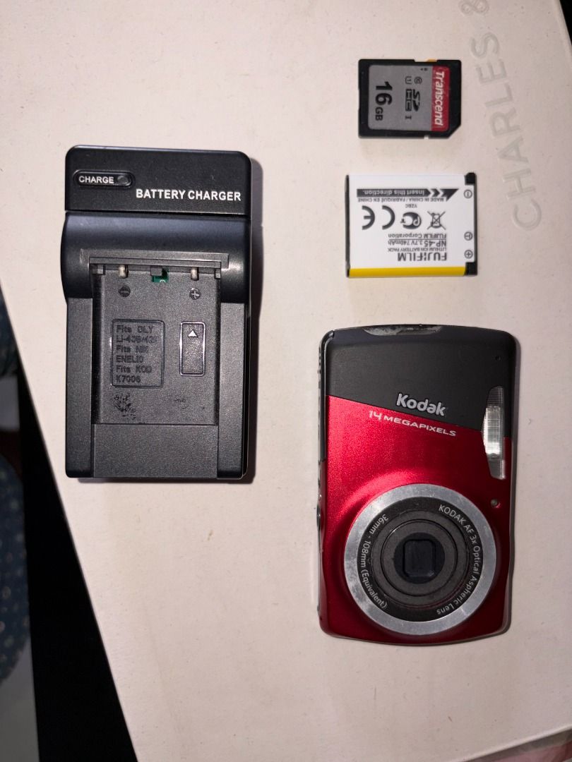 Kodak EasyShare M530 Digital Camera (Category: Cameras) located in Manila. Submitted by biancadpaz (Listing ID 1451915881, Image 2). Description: Kodak EasyShare M530 Digital Camera SAMPLE PHOTOS PROVIDED! Vintage point-and-shoot digital camera Bought as pre-owned via pasabuy from Vietnam Fully functional and takes photos/videos with no issues Great for the nostalgic Y2K/CCD digital camera aesthetic INCLUSIONS: Battery Battery Charger 16GB Transc