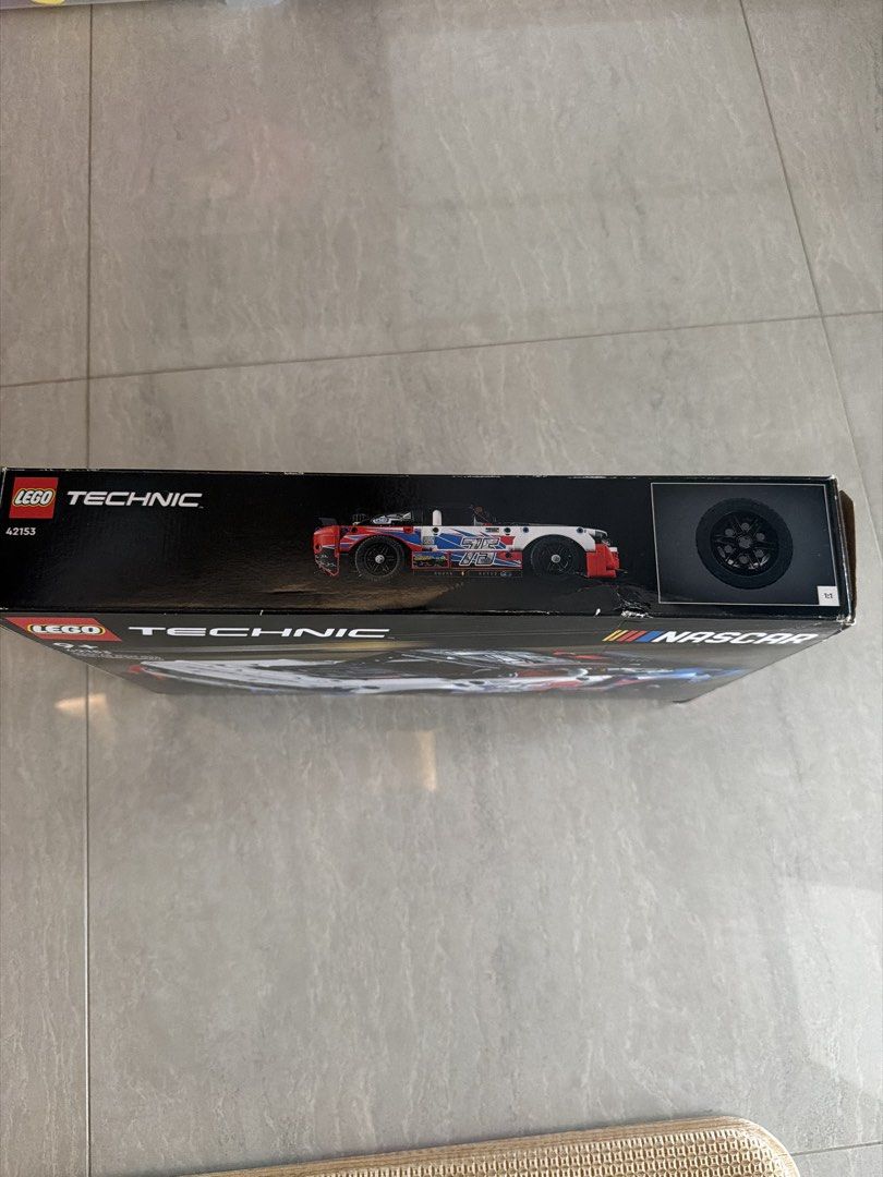 Lego Technic 42153 NASCAR Next Gen Chevrolet Camaro (Built) (Category: Lego & Building Sets) located in Singapore. Submitted by born2 (Listing ID 1451952824, Image 4). Description: - Lego Technic 42153 NASCAR Next Gen Chevrolet Camaro - Authentic Lego Technic build experience - Detailed replica of the NASCAR Next Gen Chevrolet Camaro - Ideal for collectors and fans of Lego and racing - Bought from Malaysia at RM229 - There is some visible damage 