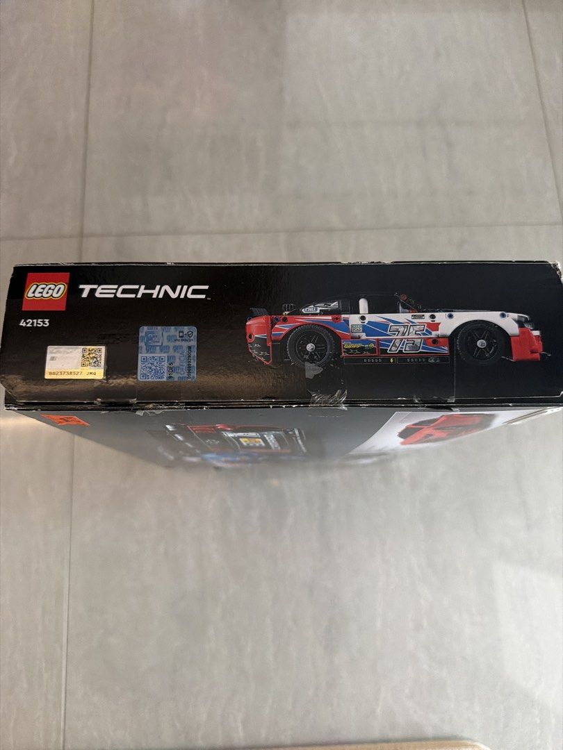 Lego Technic 42153 NASCAR Next Gen Chevrolet Camaro (Built) (Category: Lego & Building Sets) located in Singapore. Submitted by born2 (Listing ID 1451952824, Image 6). Description: - Lego Technic 42153 NASCAR Next Gen Chevrolet Camaro - Authentic Lego Technic build experience - Detailed replica of the NASCAR Next Gen Chevrolet Camaro - Ideal for collectors and fans of Lego and racing - Bought from Malaysia at RM229 - There is some visible damage 