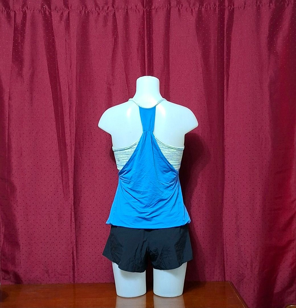 FREE SF! Lululemon Blue Tank Top Size 6 (Preloved) FREE SHIPPING! (Category: Activewear) located in Iligan City. Submitted by Memag (Listing ID 1452066061, Image 2). Description: *FREE SHIPPING! *Seller is not an expert to authenticate the item. *like new *fabric - luon® *with pockets for optional, removable cups (pads/cups not included) *no issue *size - 6 *Due to lighting, color may vary from actual. *MOP - GCash .