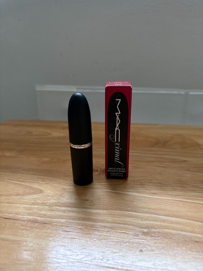 MAC Lipstick Ruby Woo (Matte) (Category: Makeup) located in Quezon City. Submitted by thecuratedcollective (Listing ID 1451960122, Image 3). Description: Authentic MAC Lipstick — Ruby Woo The classic matte red with a blue undertone, perfect for neutral to cool undertone girlies. A timeless shade that works for any occasion. Condition: Lightly used — only swatched twice, plenty of product left Includes: Original box Bought: February 2026 for ₱1,35