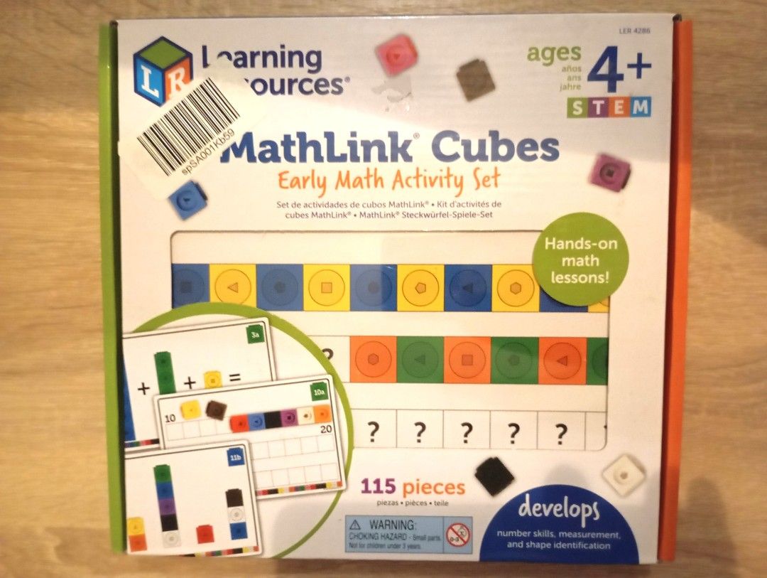 MathLink Cubes 4+ （分類：兒童玩具）位於 Hong Kong。 由 ck_flower 提交（商品編號 1451964177，圖片 1）。簡介： MathLink Cubes 4+ total 4 sets each $49。