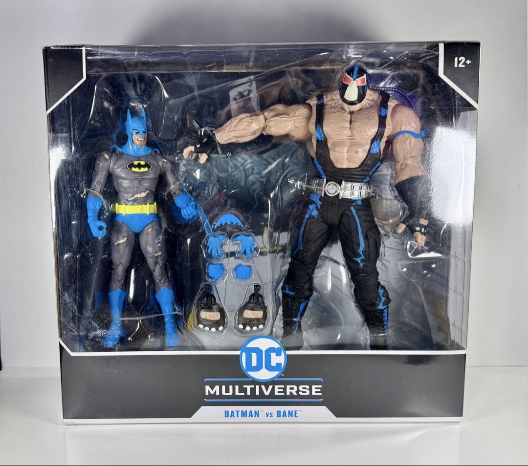 McFarlane DC Multiverse “Batman vs Bane” 2 Pack Action Figure (Category: Figurines & Statues) located in Quezon City. Submitted by john90667 (Listing ID 1451965198, Image 1). Description: For sale: McFarlane DC Multiverse “Batman vs Bane” 2 Pack Action Figure Actual photos posted — what you see is what you get. Key Details: • 100% Authentic & Collector’s Item • Rare, mint, sealed, excellent condition — no restock • Perfect for DC/MCF collectors T