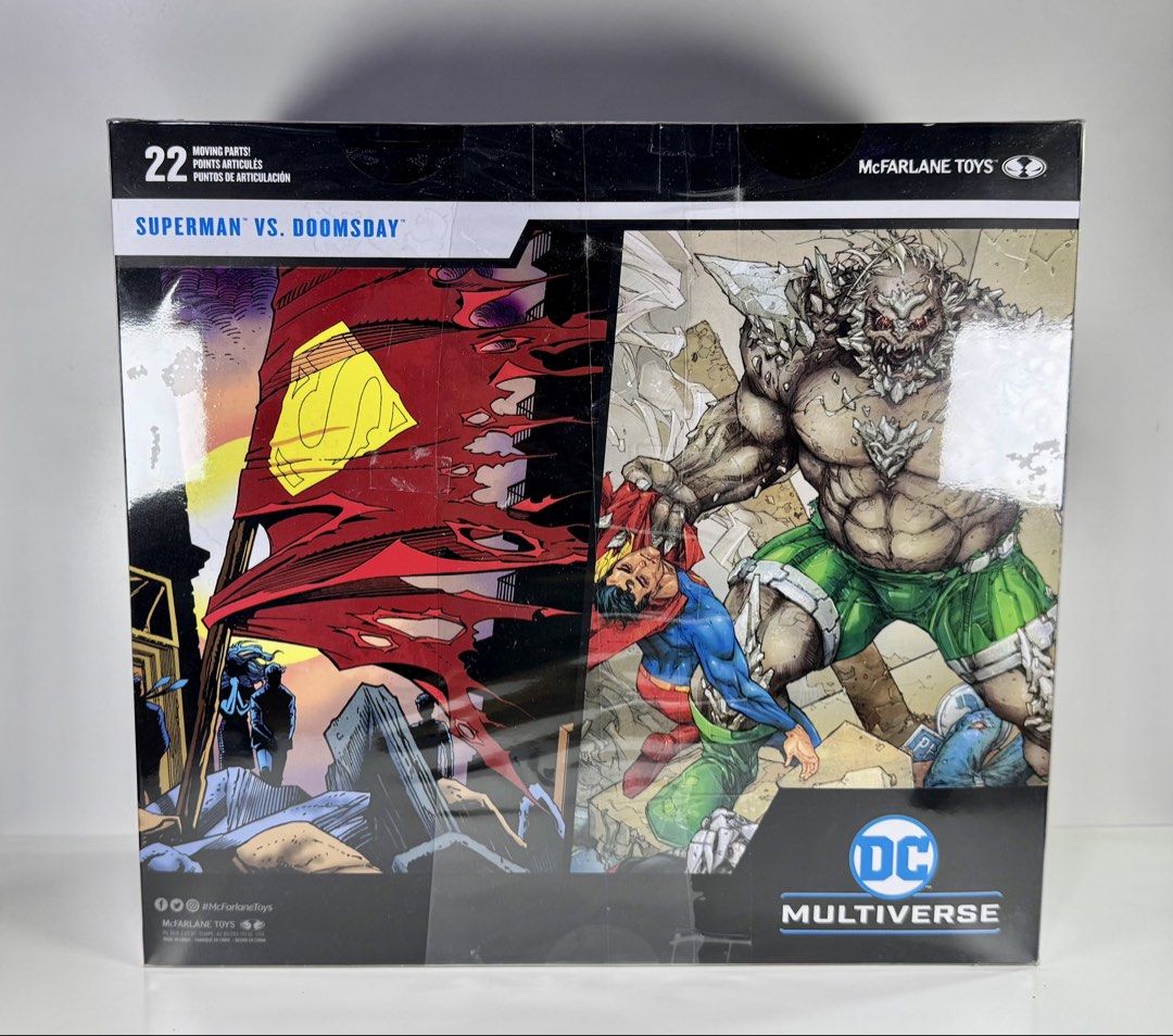 McFarlane DC Multiverse “Superman vs Doomsday” Gold Label Edition 2 Pack Action Figures (Category: Figurines & Statues) located in Quezon City. Submitted by john90667 (Listing ID 1451966382, Image 2). Description: For Sale: McFarlane DC Multiverse “Superman vs Doomsday” Gold Label Edition 2 Pack Action Figures Actual photos posted — what you see is what you get. Key Details: • 100% Authentic & Collector’s Item • Rare, mint, sealed, excellent cond