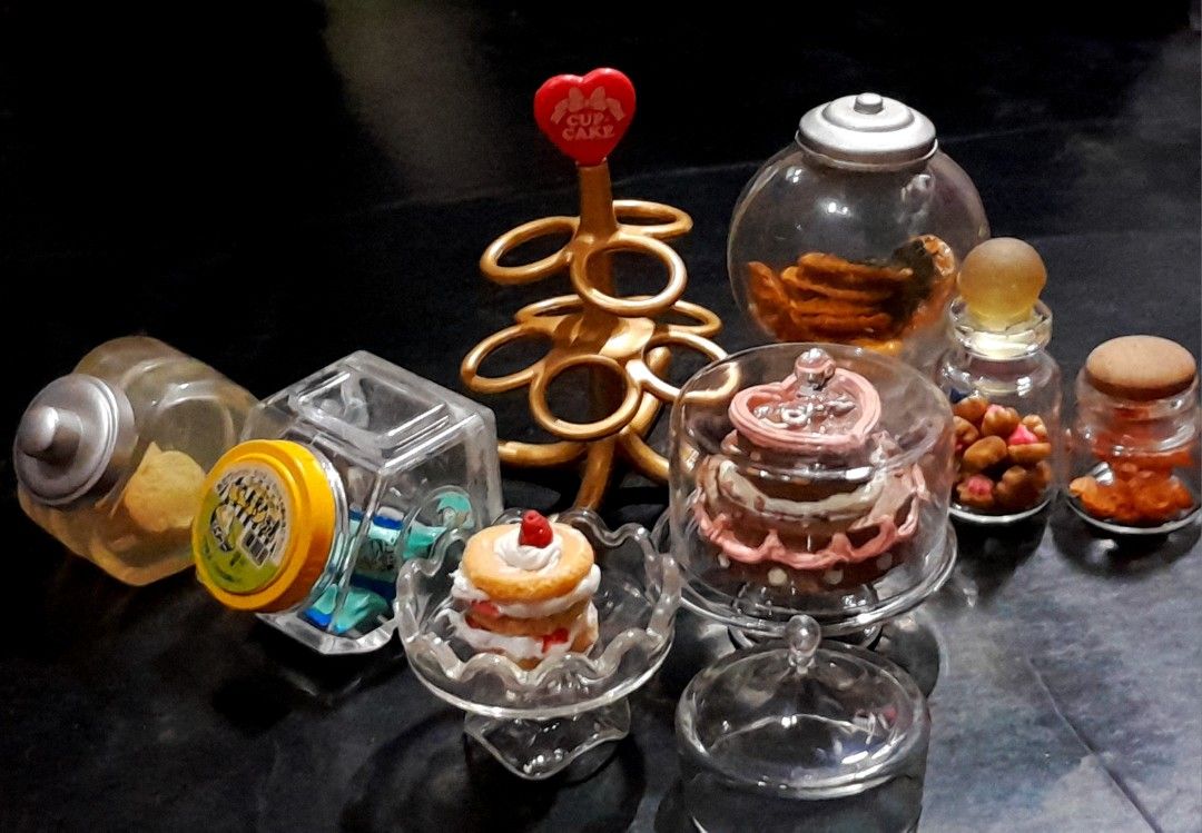 Re ment / Orcara Cakes Pastry Candies Set (Category: Designer & Blind Box Toys) located in Marikina City. Submitted by dollcollectorph (Listing ID 1452053458, Image 1). Description: Sold as Set Only Retired Rement ; Orcara items Displayed , please manage your expectations ( due to age ) Glassware are in pristine condition for Sylvanian Families, Kelly , Jenny doll , etc What you see is What you get MOP : Gcash + Shipping fee.