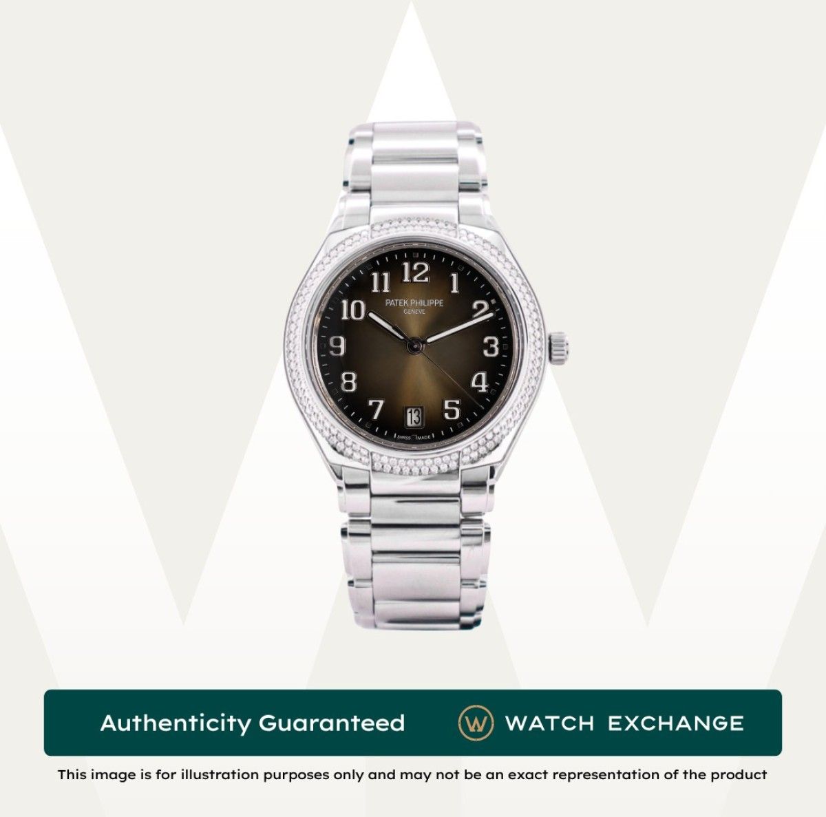 Mint Patek Philippe Twenty~4 Bracelet 7300/1200A-010 7300 PP Gray Dial Z25540 Jan 2024 (Category: Watches) located in Singapore. Submitted by watchexchange.sg (Listing ID 1441844747, Image 1). Description: Mint Patek Philippe Twenty~4 Bracelet 7300/1200A-010 7300 PP Gray Dial Z25540 Jan 2024 Price: $27,900 Brand: Patek Philippe Model: 7300/1200A-010 Condition: Mint Dial: Gray Case Diameter: 36mm Material: Stainless Steel Original Box: Yes Origina