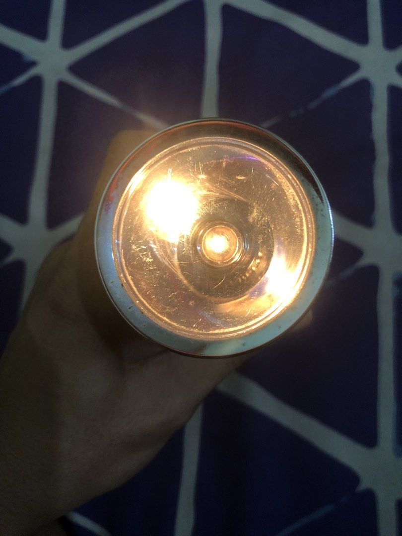 Mitsubishi vintage warm flashlight (Category: Lighting) located in Quezon City. Submitted by markgolveo (Listing ID 1451911233, Image 2). Description: Mitsubishi vintage warm flashlight Tested working properly .