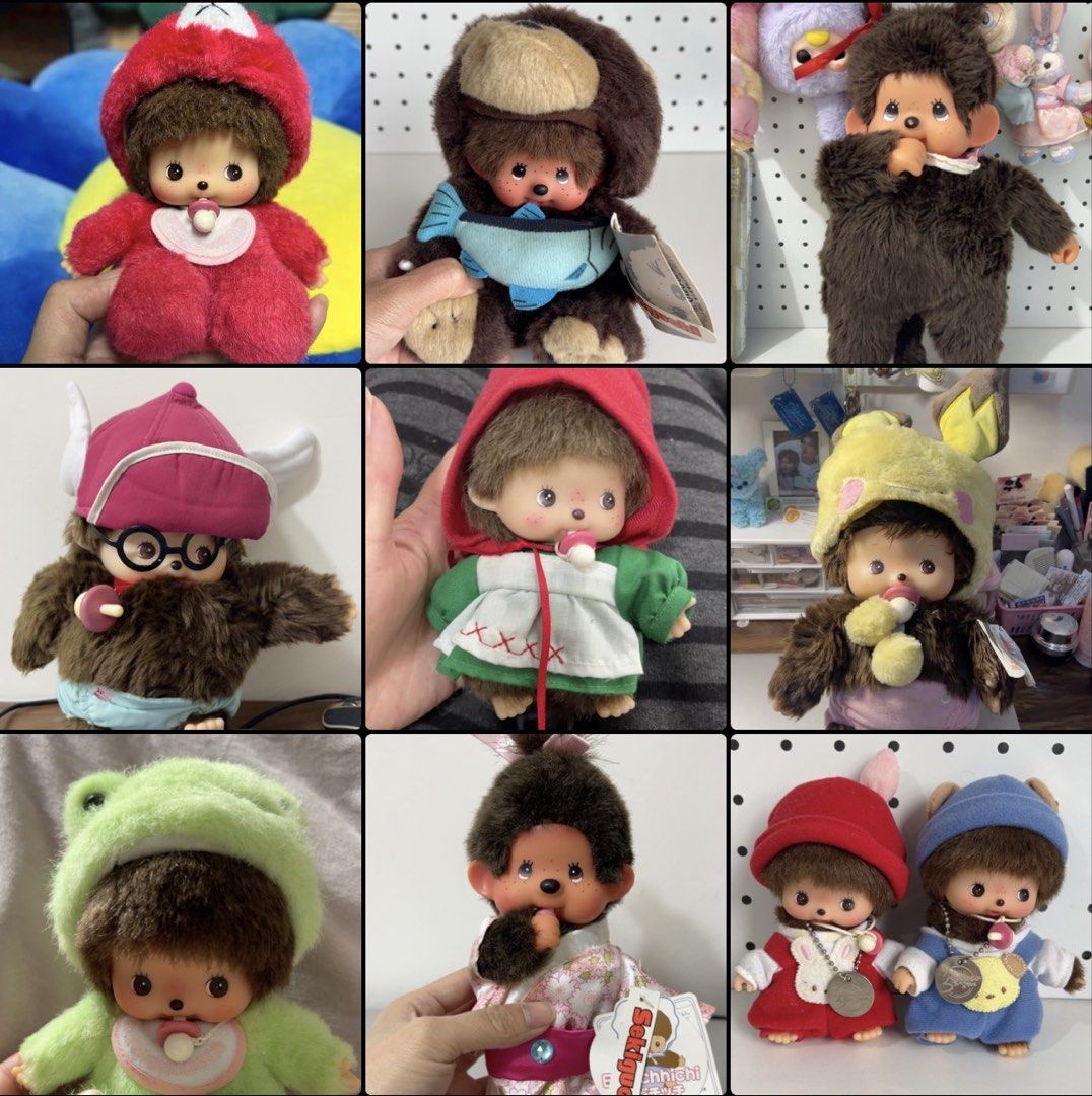 Monchhichi Bebichhichi Sekiguchi Plush Keychain Monchichi (Category: Plushies & Soft Toys) located in Cavite. Submitted by camilleinchina (Listing ID 1452097336, Image 1). Description: mixed of authentic and dupe.