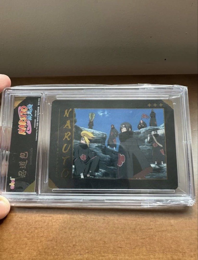 Naruto set (Category: Art & Prints) located in Singapore. Submitted by thriftz (Listing ID 1452045248, Image 6). Description: - UNO Naruto Shippuden card game - 3 x New Naruto Eaki trading card slab with plastic cover .