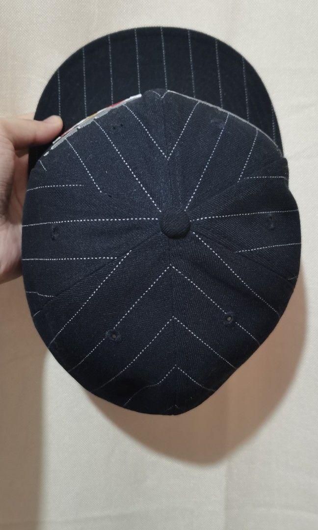 New Era X Fox X Red Bull Collaboration Cap (Category: Caps & Hats) located in General Santos City (Dadiangas). Submitted by capitenyo (Listing ID 1451978352, Image 3). Description: Original New Era Collaboration with Fox and Redbull Cap - Retro/Old Released - Pin Stripe - Embroidered All Logos - 2011 Released - Flat Brim/Visor Size - 7 3/8 Fitted Materials - 100% Polyester Color rate - 9/10 Condition - Used, Good, Excellent GCASH Mode of Payment 