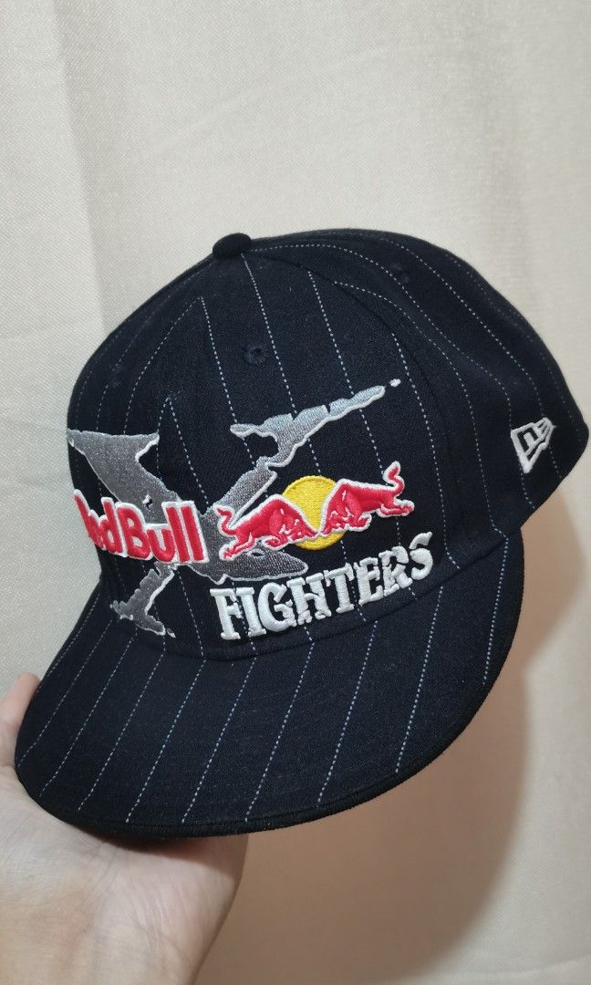 New Era X Fox X Red Bull Collaboration Cap (Category: Caps & Hats) located in General Santos City (Dadiangas). Submitted by capitenyo (Listing ID 1451978352, Image 2). Description: Original New Era Collaboration with Fox and Redbull Cap - Retro/Old Released - Pin Stripe - Embroidered All Logos - 2011 Released - Flat Brim/Visor Size - 7 3/8 Fitted Materials - 100% Polyester Color rate - 9/10 Condition - Used, Good, Excellent GCASH Mode of Payment 