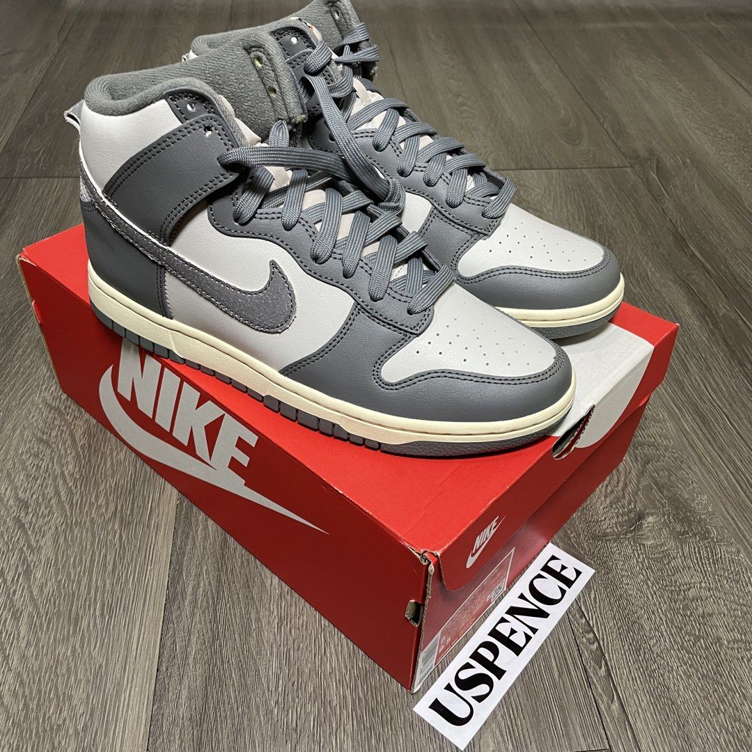 Nike Dunk High Light Bone Grey (Category: Sneakers) located in Makati City. Submitted by uspence (Listing ID 1452071939, Image 2). Description: RUSH SALE! Nike Dunk High Light Bone Grey Nike Dunk High pro se vntg Brandnew / Legit from NIKE app Sz: 8 Mens | 9.5 Womens Shipping: Via LBC / Grab Only Meetup: By arrangement (Makati only) .