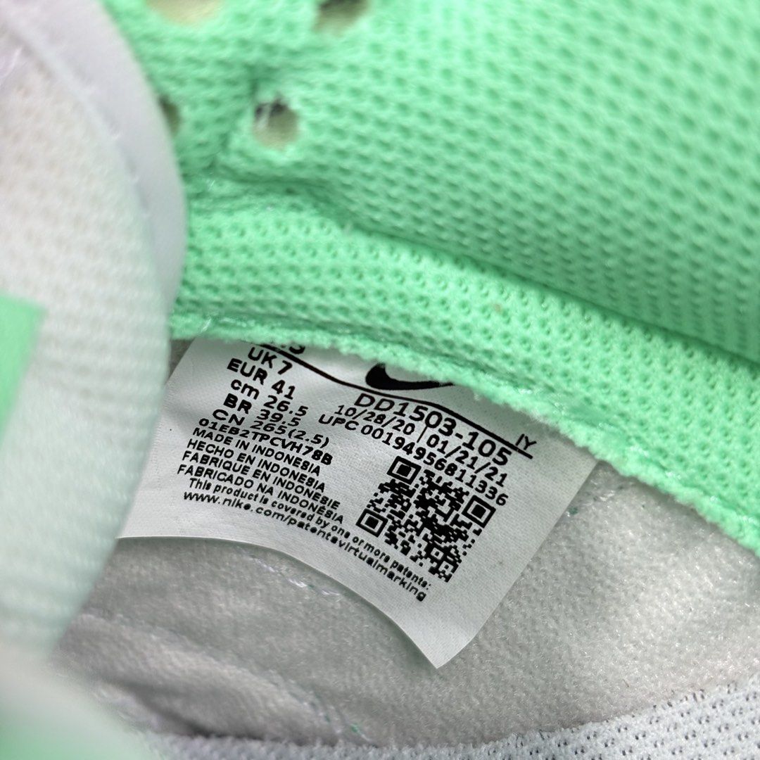 Nike Dunk Low Green Glow White (Category: Casual Shoes) located in Taguig. Submitted by _esse (Listing ID 1452029787, Image 3). Description: Nike Dunk Low Green Glow White Brand new & Original with receipt Size: Mens US 8 / Women’s US 9.5.