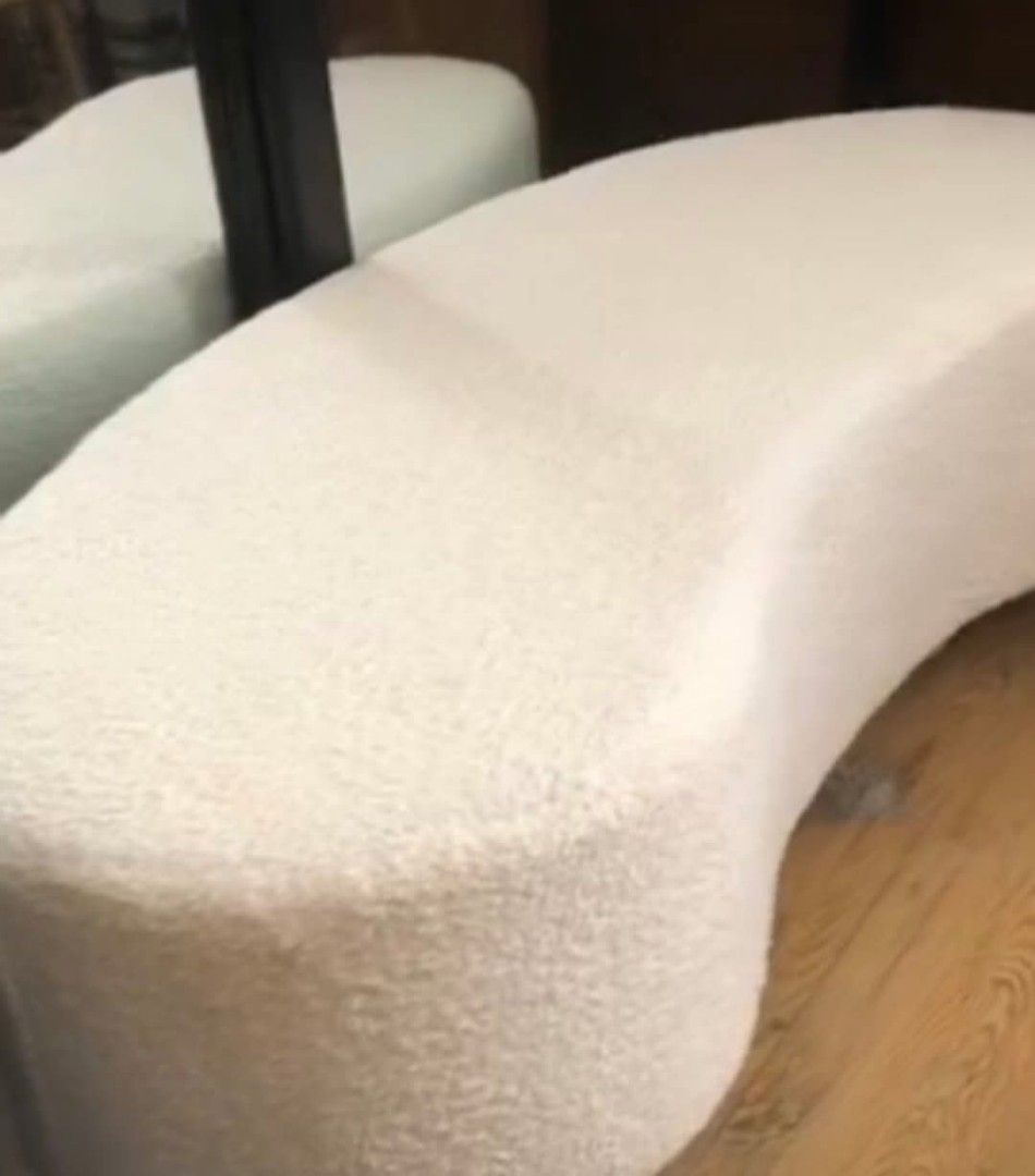 Nordic Iron shoe changing stool white (Category: Sofas) located in Mandaluyong City. Submitted by carmy.94 (Listing ID 1452099733, Image 3). Description: 2D45 Nordic Iron shoe changing stool white and gray Lambswool and sponge material.