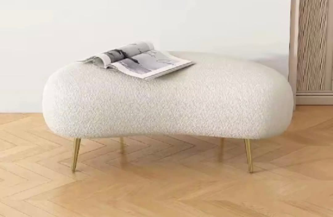 Nordic Iron shoe changing stool white (Category: Sofas) located in Mandaluyong City. Submitted by carmy.94 (Listing ID 1452099733, Image 1). Description: 2D45 Nordic Iron shoe changing stool white and gray Lambswool and sponge material.