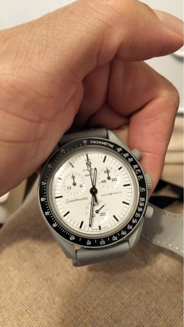 Omega x Swatch Speedmaster Moonwatch Chronograph, Luxury, Watches