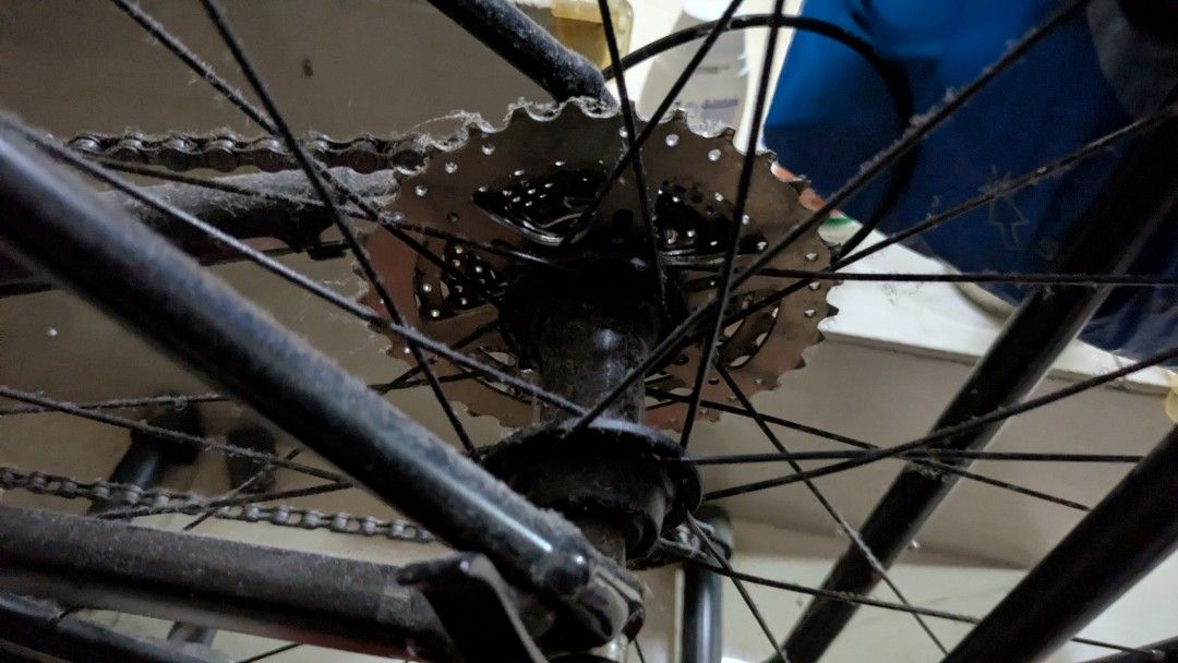 Original Giant Road Bike with Drop Handlebars (Category: Bicycles) located in Taguig. Submitted by clrk_ce (Listing ID 1452043491, Image 3). Description: Original Giant Contend 2 Small Size - all Stock Shimano Claris Group Set STI See photos for reference Bought 3 years ago at Biker Boy Davao.