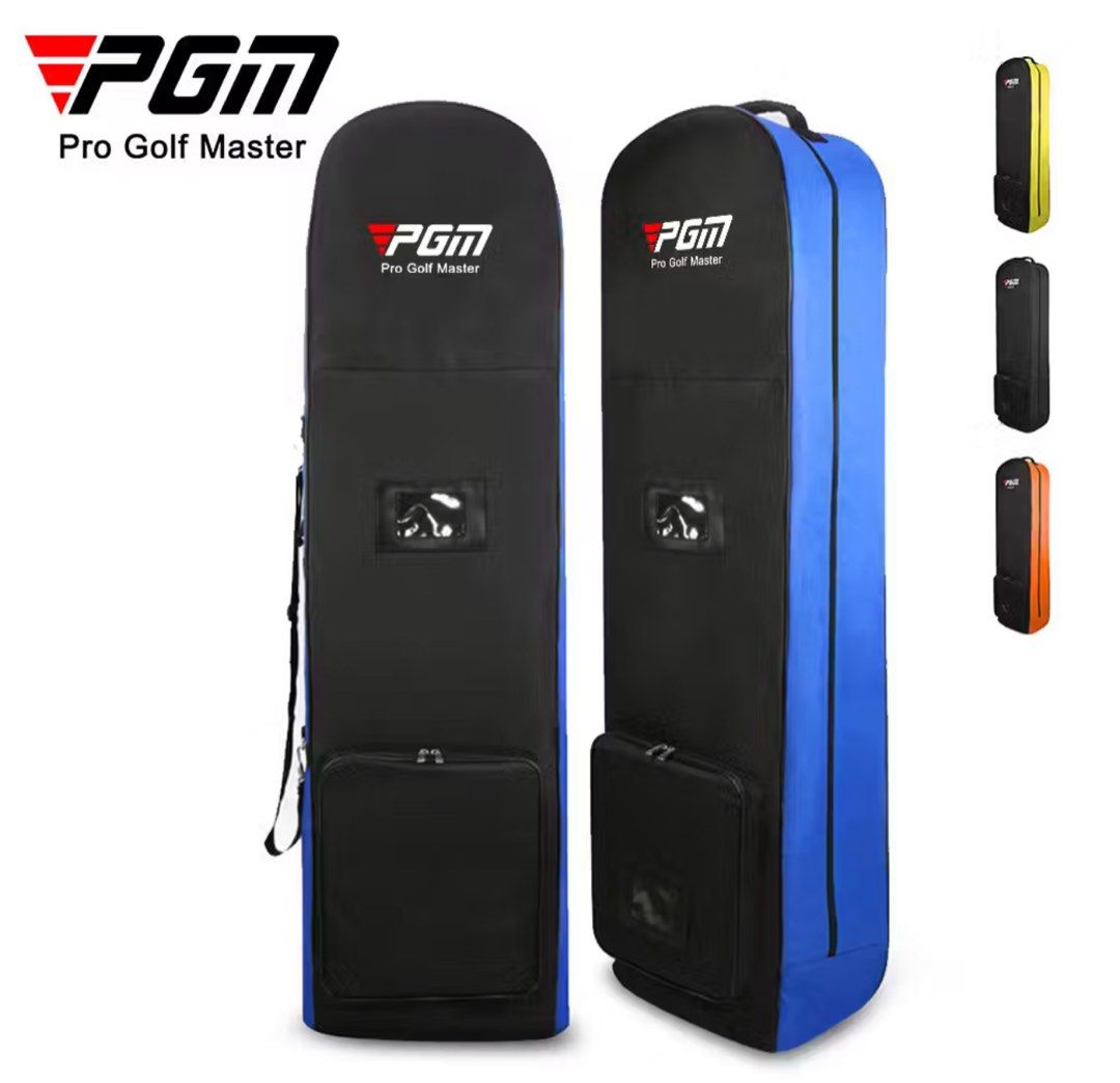 PGM Golf Air Bag Foldable with Pulley (Category: Golf) located in Quezon City. Submitted by thriftshopmar (Listing ID 1452045933, Image 3). Description: - PGM Golf Travel Bag: Designed for safe air travel. - Superior Club Protection: Safeguards your golf clubs during flights. - Foldable Design: Convenient for storage when not in use. - Easy Transport: Features a pulley for effortless movement. - Durable Construction: Made with robust materials fo
