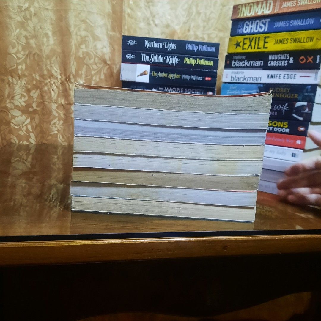 Philip Pullman Books Bundle (Category: Storybooks) located in Baguio. Submitted by el_sakands (Listing ID 1451901127, Image 3). Description: Please be informed na preloved po yung mga books, so they might have creases, tanning/spotted edges, and some have spine breaks. 📍Baguio City MOP: Gcash, Maya, GoTyme, Maribank.