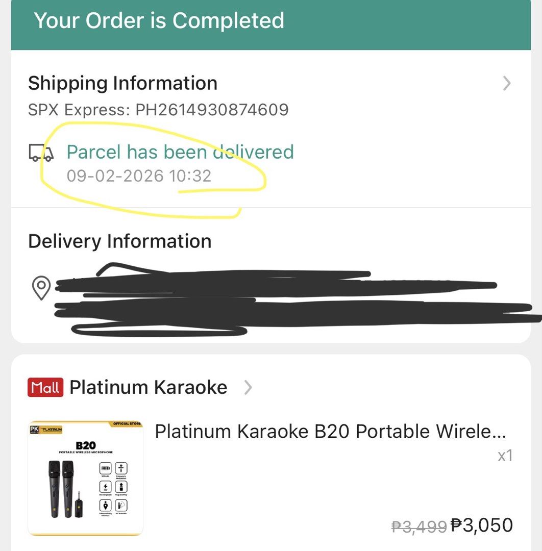 Platinum B20 Portable Wireless Mic System (Category: Microphones) located in Dupax Del Norte. Submitted by jcllynn_ (Listing ID 1451921141, Image 2). Description: Platinum B20 Portable Microphone Bought February 2026. Used one whole day for a classroom activity. I have my name stickers on it, can be removed without any residue. This still looks new, may marks lang sa body due to it being put on a mic stand. Never nalaglag or anything because naka