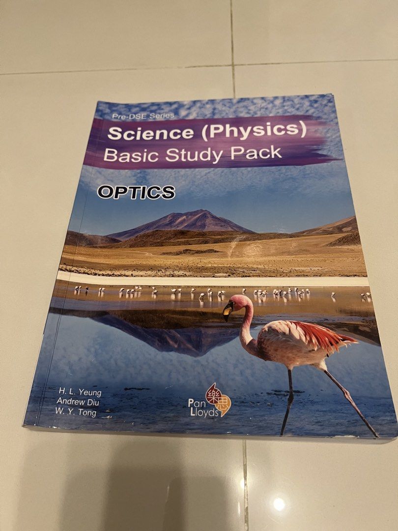 Pre-DSE series Science Physics Basic study pack （分類：教科書）位於 Hong Kong。 由 cherylcheungcc 提交（商品編號 1452007660，圖片 1）。簡介： 呢本係Pre-DSE系列嘅物理科基礎學習系列，專講光學。作者有H. L. Yeung, Andrew Diu, W. Y. Tong。書本由Pan Lloyds Publishers出版，第五版係2023年出。內容好齊全，有好多練習同埋講解。 有鉛筆筆記。