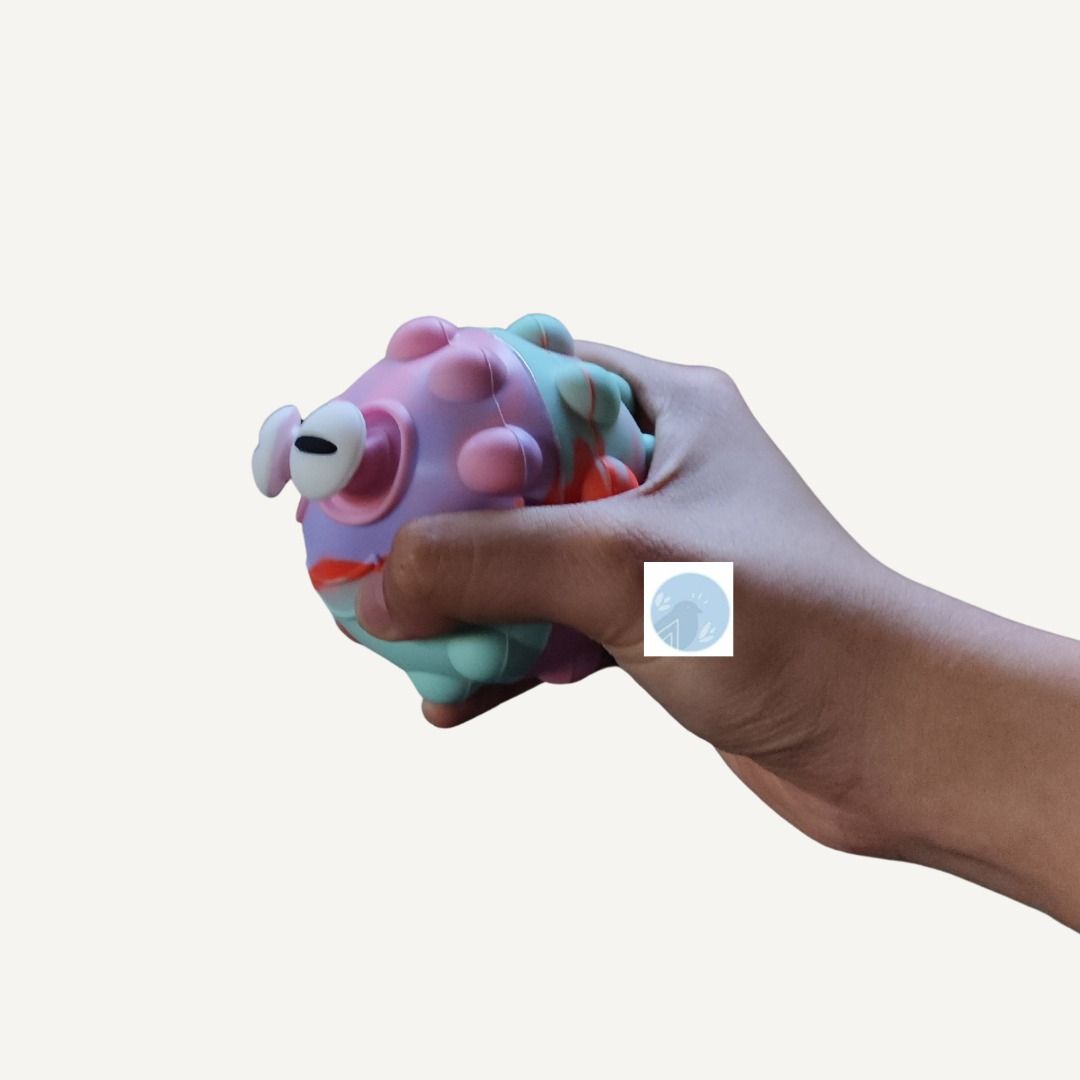 Push Popper Eye Pop Ball (Category: Kids Toys) located in Mandaluyong City. Submitted by theyoungbirdseller (Listing ID 1451924765, Image 2). Description: Fidget Stress Toy.