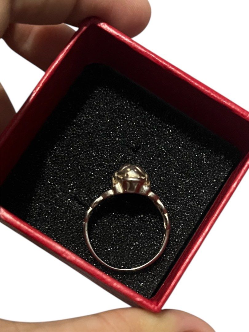 Ring , silver money frog features ruby-colored stone eyes (Category: Rings) located in Tagbilaran City. Submitted by chawbello (Listing ID 1452022293, Image 3). Description: Design: Three-Legged Money Toad / Feng Shui Wealth Ring Material: [925 Silver, Ruby eyes] Size: [6.5] Color may vary due to lightings .