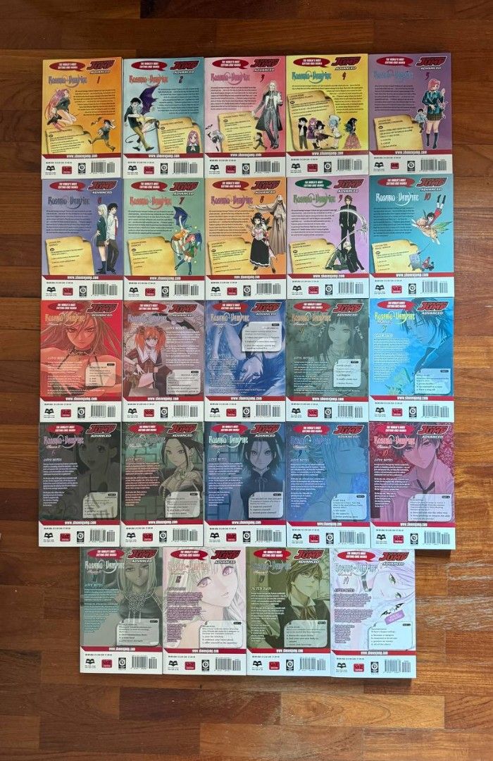 Rosaria + Vampire Complete Box Set Manga (Viz Media) (Category: Comics & Manga) located in Caloocan City. Submitted by admirals0405store (Listing ID 1451944217, Image 2). Description: Rosaria + Vampire Complete Box Set Manga (Viz Media) Price: 11,760php Volumes: 1-10, 1-14 Publisher: Viz Media Please Read before messaging: On-hand Item, We do accept installment payments (payable at least 3-4 months). 30% downpayment is needed to before installmen