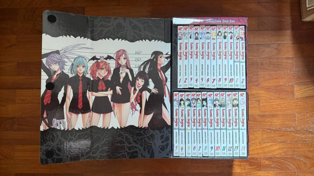 Rosaria + Vampire Complete Box Set Manga (Viz Media) (Category: Comics & Manga) located in Caloocan City. Submitted by admirals0405store (Listing ID 1451944217, Image 3). Description: Rosaria + Vampire Complete Box Set Manga (Viz Media) Price: 11,760php Volumes: 1-10, 1-14 Publisher: Viz Media Please Read before messaging: On-hand Item, We do accept installment payments (payable at least 3-4 months). 30% downpayment is needed to before installmen