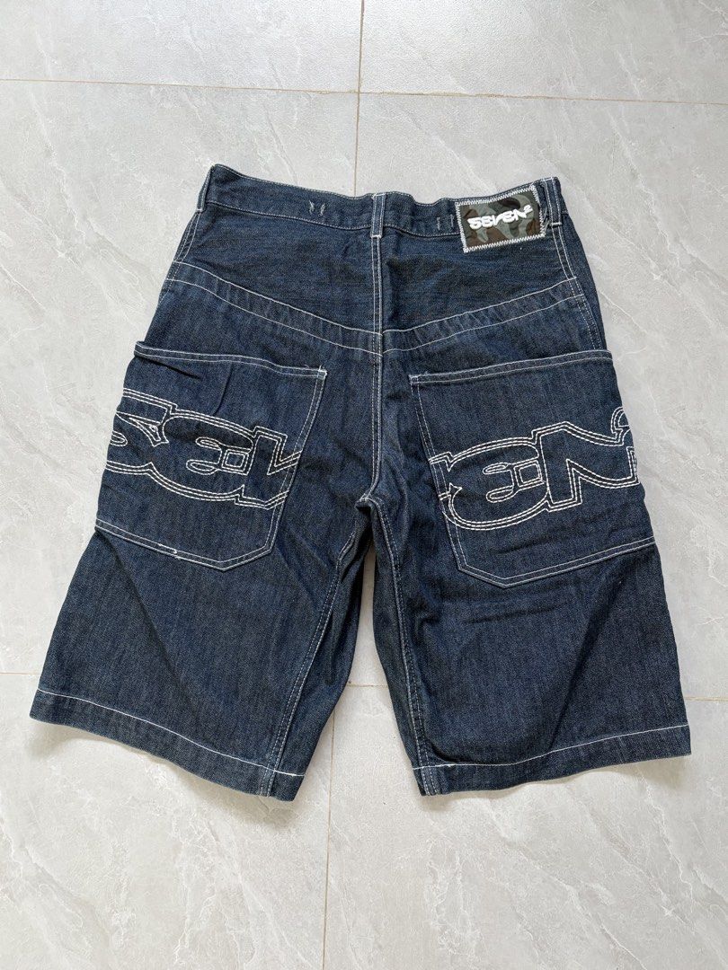 SEVEN2 Denim Cargo Shorts Size 30 (Category: Shorts) located in Tanza. Submitted by pompompvrin (Listing ID 1452102994, Image 2). Description: L 22 in Waist 30 in.