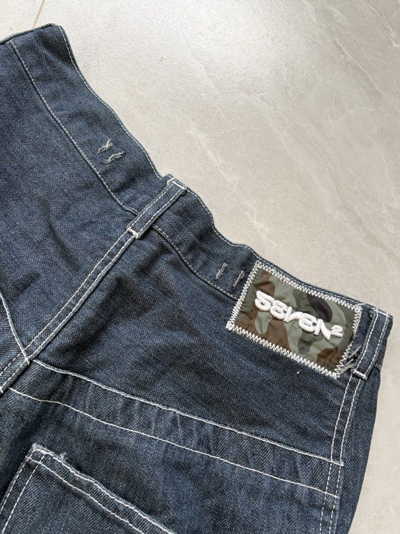 SEVEN2 Denim Cargo Shorts Size 30 (Category: Shorts) located in Tanza. Submitted by pompompvrin (Listing ID 1452102994, Image 3). Description: L 22 in Waist 30 in.