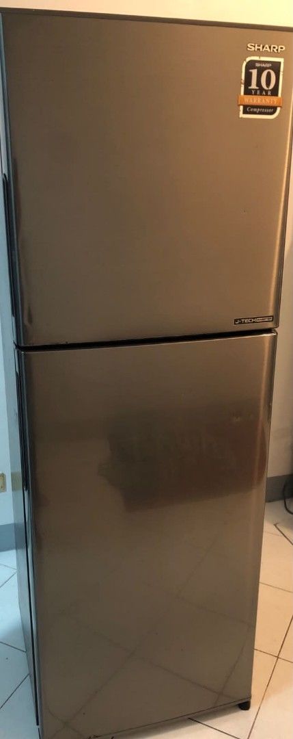 Sharp SJ-FTS08AVS-SL Refrigerator-Freezer (Category: Refrigerators and Freezers) located in Manila. Submitted by diamond_prince (Listing ID 1451952198, Image 2). Description: - Sharp Refrigerator-Freezer SJ-FTS08AVS-SL - Total Storage Volume: 228 Liters - Top Freezer Design - Works well, reliable performance - Includes a 10-Year Warranty on the Compressor - Ideal size for most Filipino households.