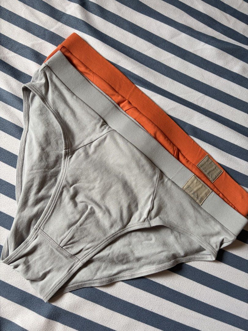 SLOGGI Men's Briefs (Category: Underwear) located in Quezon City. Submitted by pool_boy (Listing ID 1438537916, Image 3). Description: - SLOGGI medium rise Men's Briefs: totally unused - Available Colors: Gray, Orange, Black - Fits 32-35 waist - Material: 95% cotton, 5% elastane - Comfortable, secure fit Pay via GCash or BPI transfer ₱100/piece.