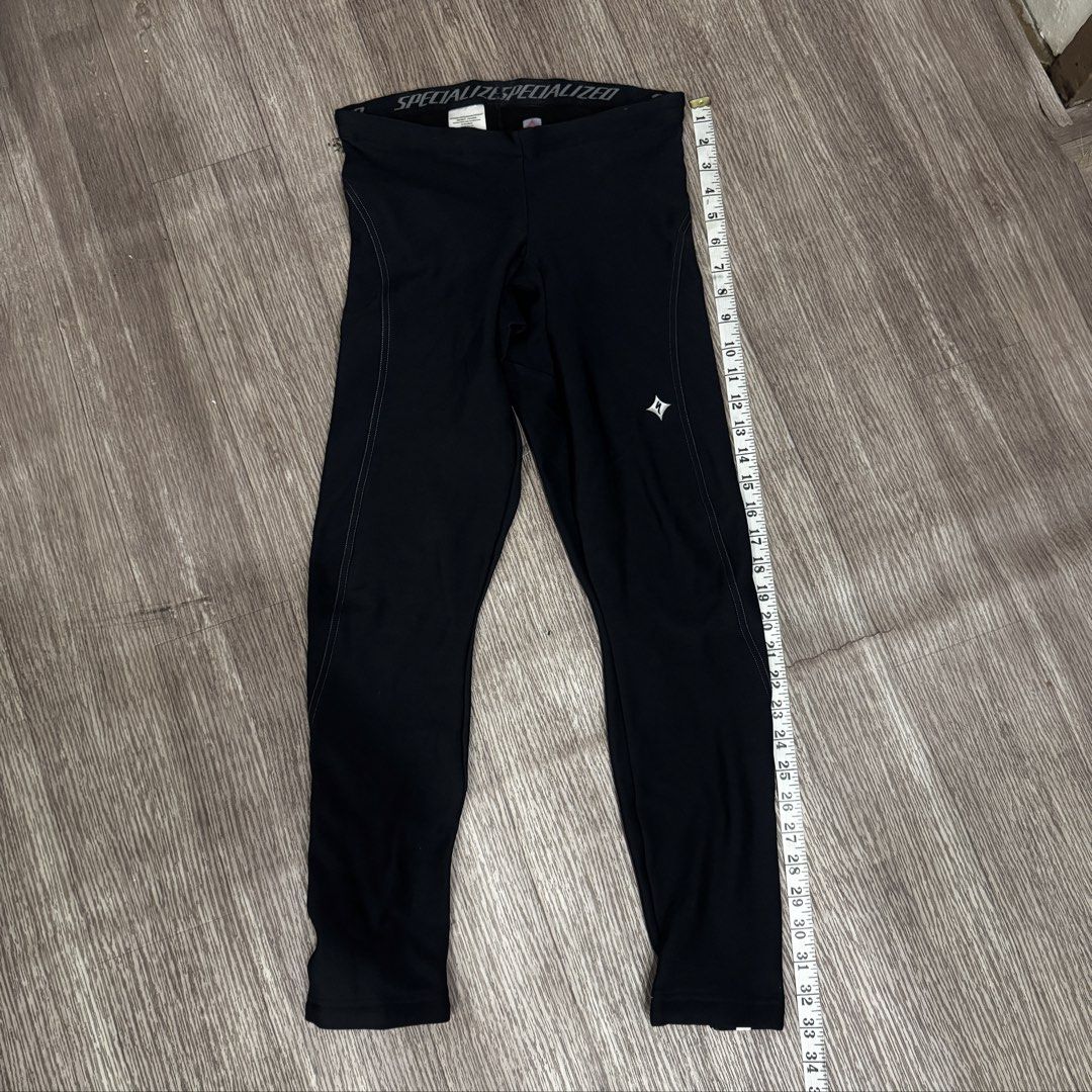 Specialized Black Athletic Tights (Category: Activewear) located in Manila. Submitted by angela.gg (Listing ID 1452082615, Image 1). Description: - Brand: Specialized - Color: Black - Type: Cycling Tights - Features: Elastic waistband with drawstring, stretchy material for comfort - Ideal for: Cycling, other outdoor activities - Sizing: Measurements provided in photos - Questions: Feel free to ask!.