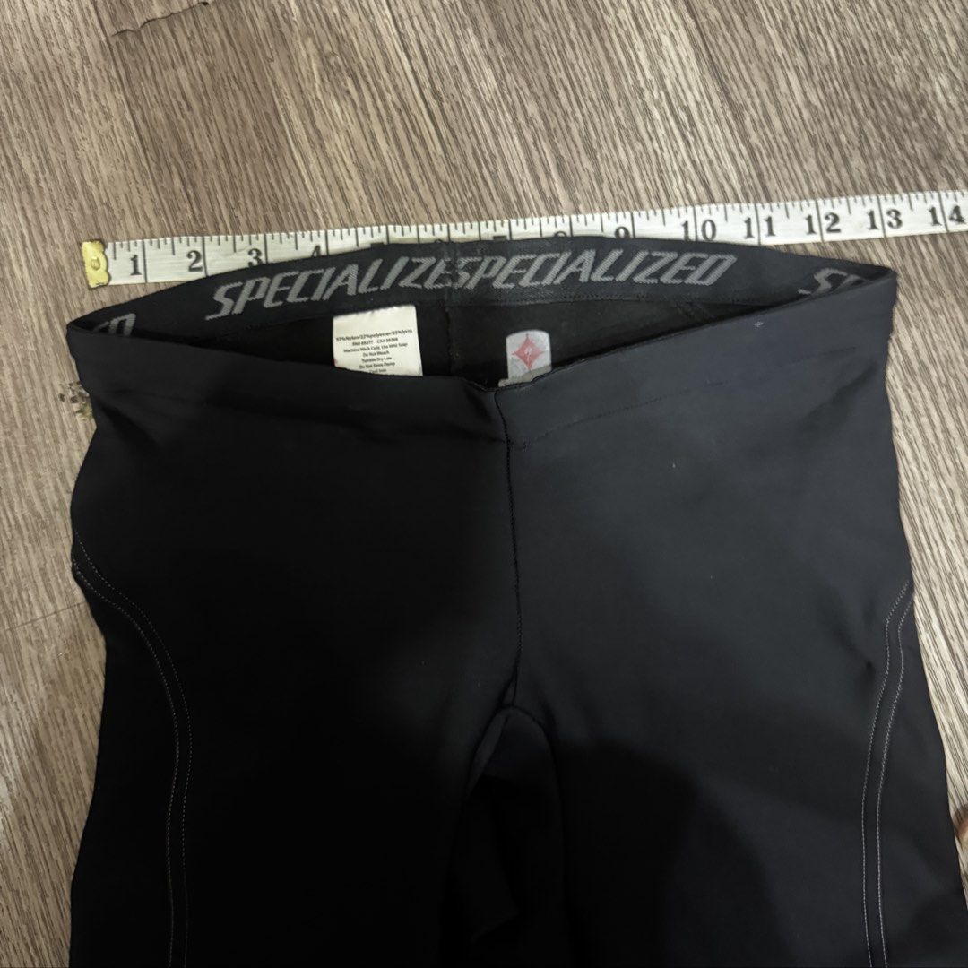 Specialized Black Athletic Tights (Category: Activewear) located in Manila. Submitted by angela.gg (Listing ID 1452082615, Image 2). Description: - Brand: Specialized - Color: Black - Type: Cycling Tights - Features: Elastic waistband with drawstring, stretchy material for comfort - Ideal for: Cycling, other outdoor activities - Sizing: Measurements provided in photos - Questions: Feel free to ask!.