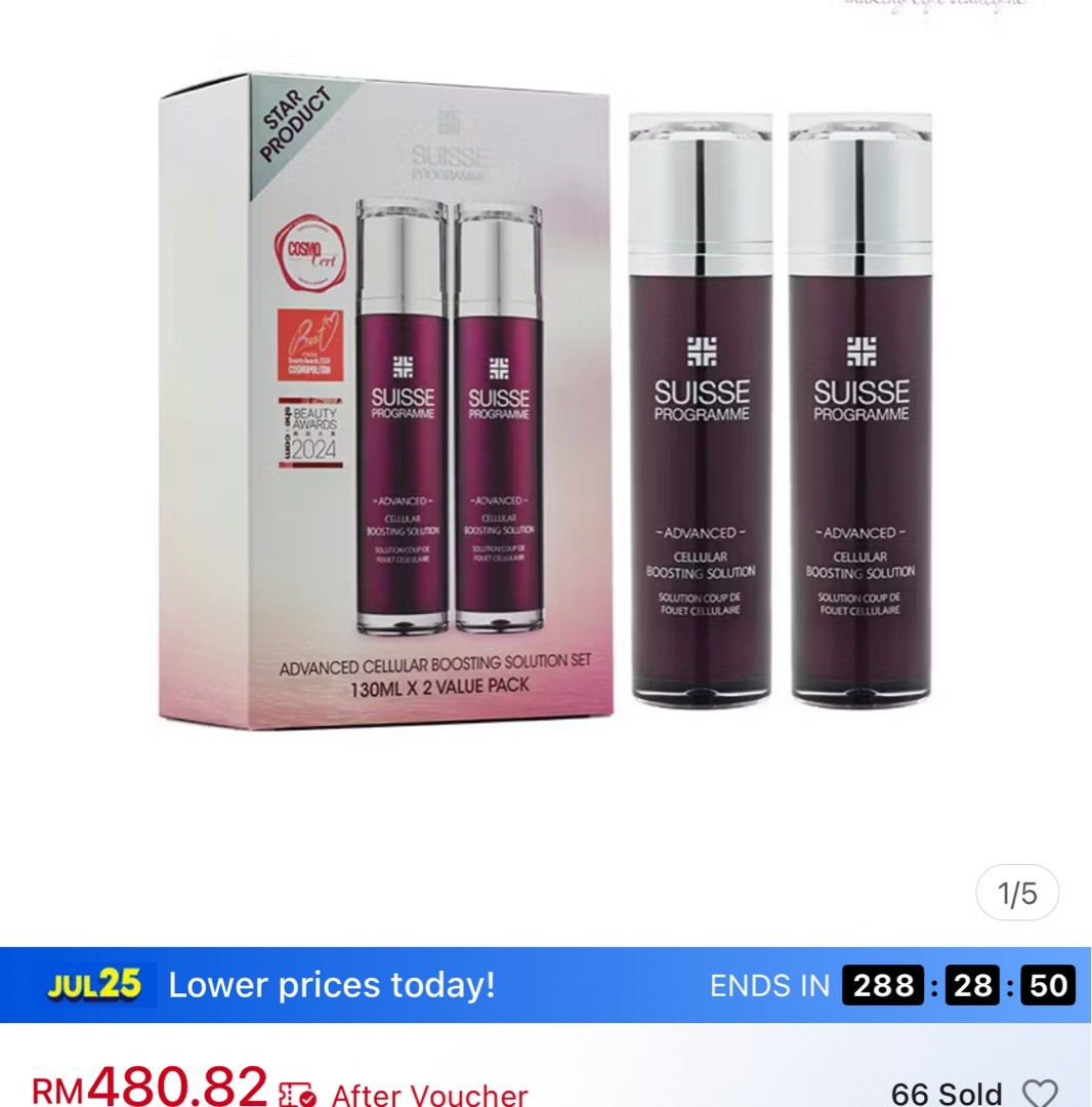 Suisse programme (Category: Face Care) located in Seremban. Submitted by twinny_22 (Listing ID 1452028962, Image 1). Description: .