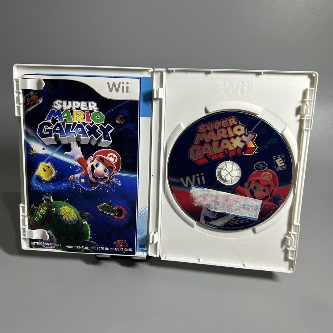 Super Mario Galaxy Nintendo Wii (Category: Nintendo) located in Quezon City. Submitted by argamenest (Listing ID 1452097744, Image 3). Description: Item is Tested and Working USA Region English Language Loc: Fairview QC.