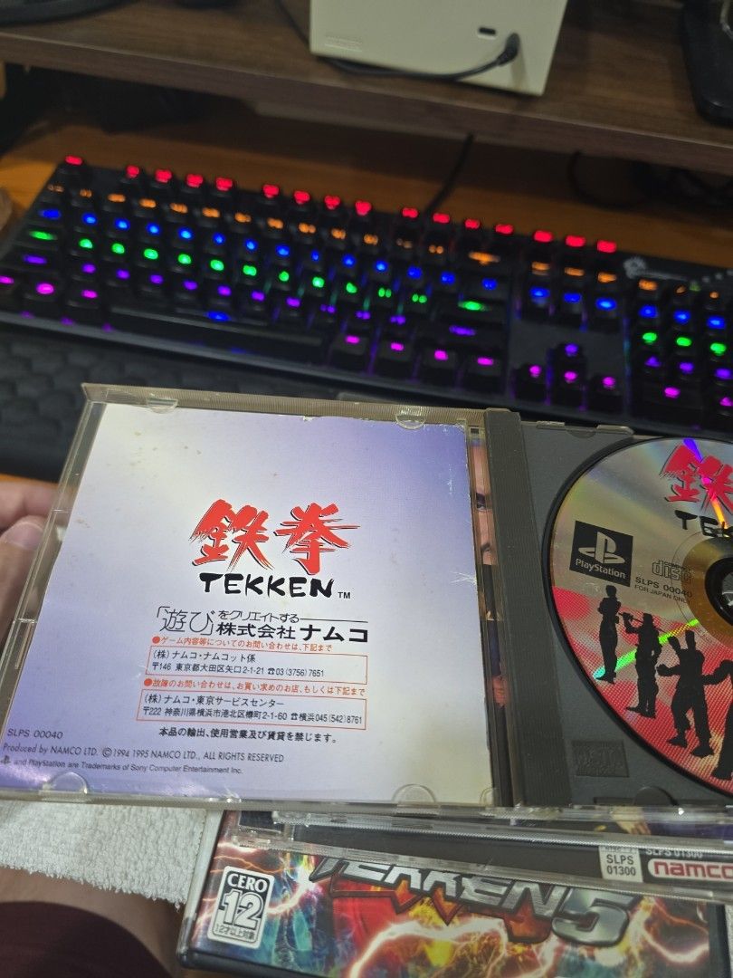 Tekken & Tekken 2 Japanese PS1 (Category: PlayStation) located in Quezon City. Submitted by kevinskorner (Listing ID 1451948259, Image 1). Description: item: Selling Tekken Bundle. All games are originally bought. Game discs are in excellent condition. With included inserts. - Tekken 1 Jap - 500 - case has crack - Tekken 2 Jap - 600 - good condition PM me for more pics :) rfs: decluttering my collection buyer shoulders shipping fee payment: via G